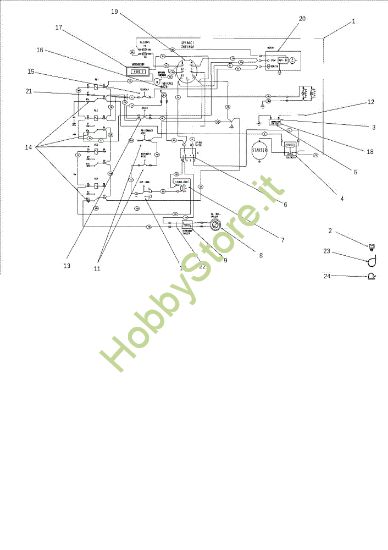 Picture of Schema elettrico OM 106J/15,5H Cat.2010 Trattorino