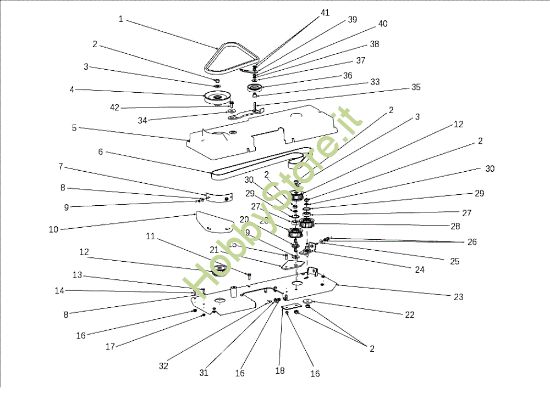 Picture of Piatto di taglio (2/3) OM 106J/17,5H Cat.2010 Trattorino