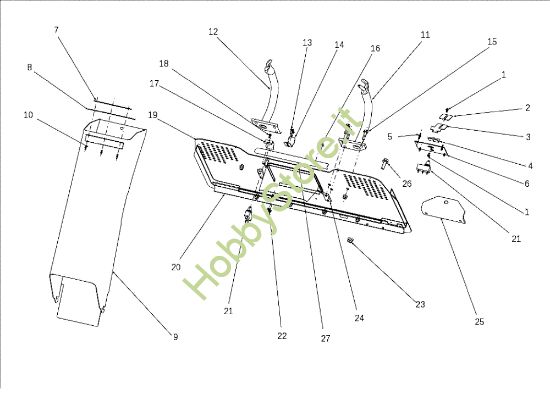 Picture of Raccoglierba OM 105J/22H Cat.2010 Trattorino (solo per il mercato tedesco)