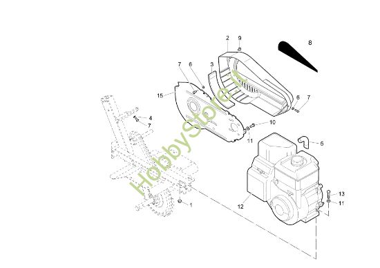 Picture of Cofanature MH 190 (EN709) Motozappa