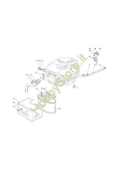 Picture of Serbatoio, marmitta e protezioni OM 91PLUS/14,5K H France Cat.2011 Trattorino