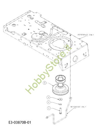 Picture of Leva e puleggia motore KROSSER 80/12,5 T Cat.2011 Trattorino