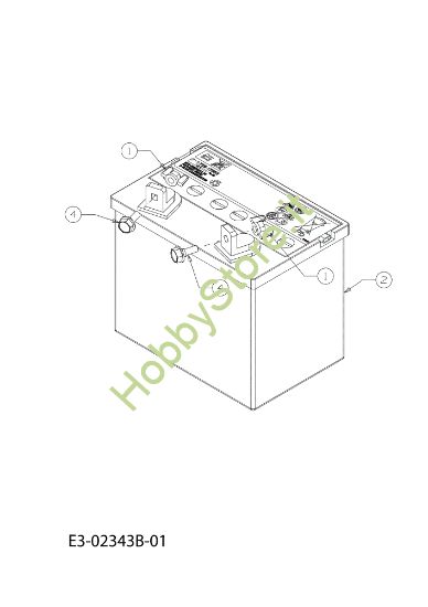 Picture of Batteria KROSSER 105/17,5 H Cat. 2011 (13XXXXXX636) Trattorino