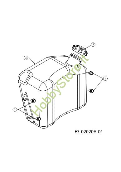 Picture of Serbatoio KROSSER 105/22 H Cat. 2011 (13XXXXXX636) Trattorino