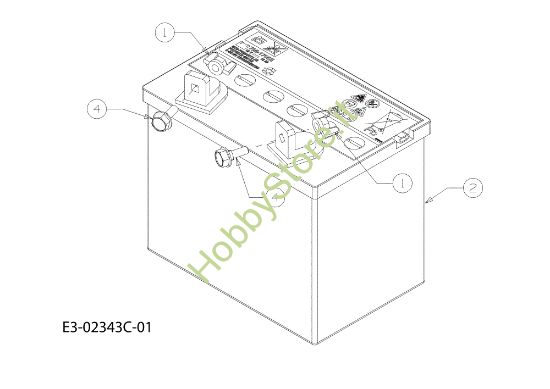 Picture of Batteria KROSSER 92/15,5 H Cat.2011 Trattorino