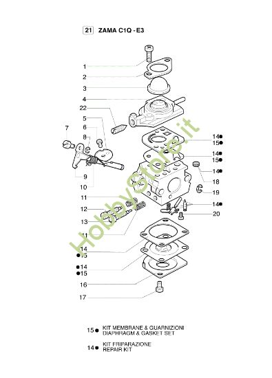 Picture of Carburatore C1Q-E3 450 BP Decespugliatore