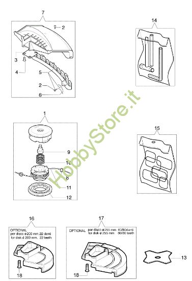 Picture of Accessori 450 BP Decespugliatore