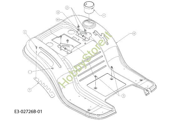 Picture of Carrozzeria posteriore TORNADO 108/20 H Cat.2011 Trattorino