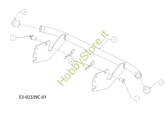 Picture of Paraurti TORNADO 108/20 H Cat.2011 Trattorino