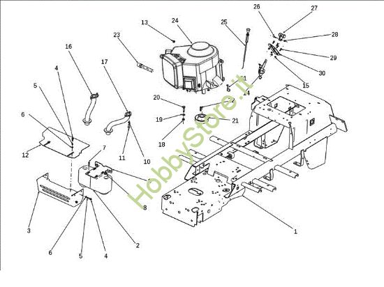 Picture of Motore OM 106J/16H Cat.2011 Trattorino