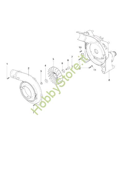 Picture of Gruppo ventola BV 270 BP Soffiatore