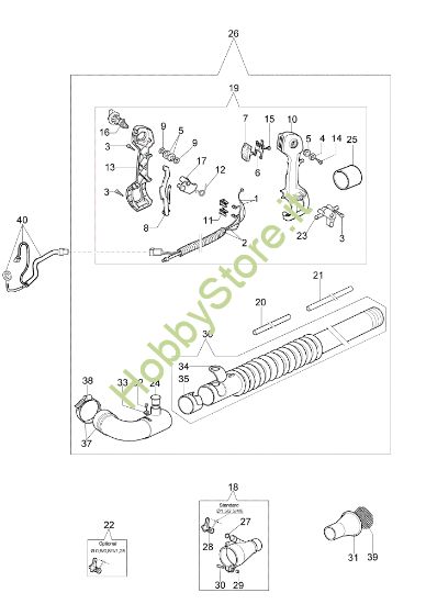 Picture of Tubo di lancio MB 800 (Euro 2) Atomizzatore