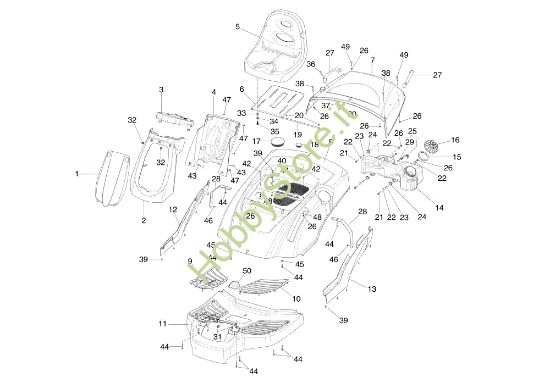 Picture of Carrozzeria MISTRAL 72/13 H (4in1) e EURO 5 Trattorino
