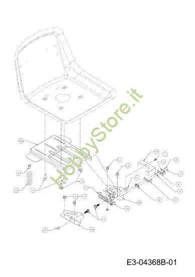 Picture of Supporto sedile KROSSER 80/12,5 T Cat.2012 Trattorino