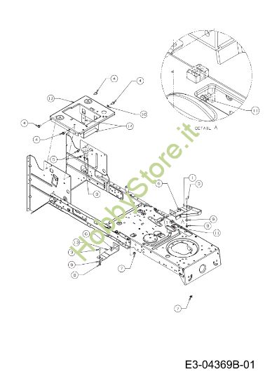 Picture of Telaio KROSSER 80/12,5 T Cat.2012 Trattorino
