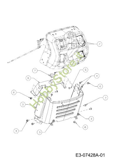 Picture of Cruscotto (2/2) KROSSER 80/12,5 T Cat.2012 Trattorino