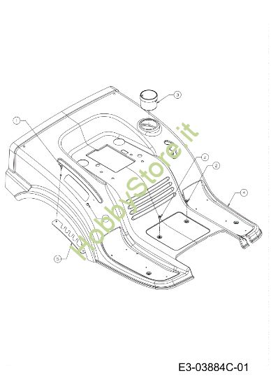 Picture of Carrozzeria posteriore KROSSER 92/13 T Cat.2012 Trattorino