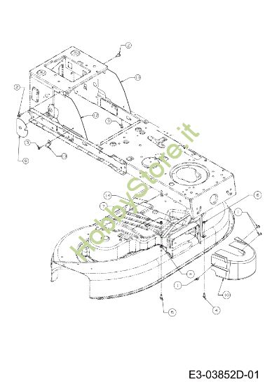 Picture of Protezione cinghie TORNADO 108/15,5 T Cat.2012 Trattorino