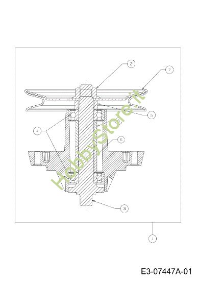 Picture of Supporto lame TORNADO 108/18,5 H Cat.2012 Trattorino
