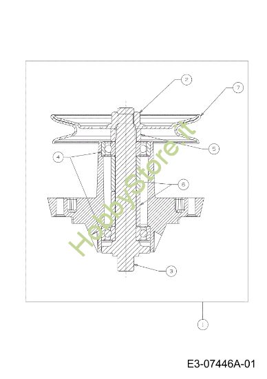 Picture of Supporto lame TORNADO 95/11,5 T Cat.2012 Trattorino