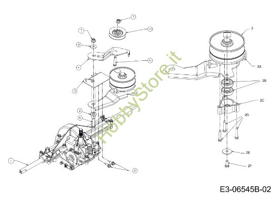 Picture of Trasmissione (2/3) TORNADO 97/13 T Cat.2012 Trattorino