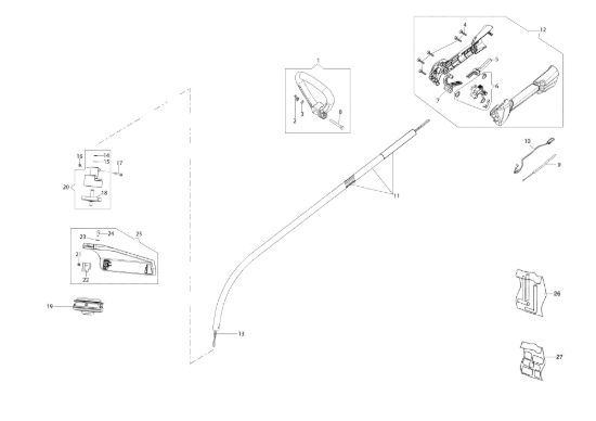 Picture of Trasmissione BC 22 TR (EURO 1) Decespugliatore
