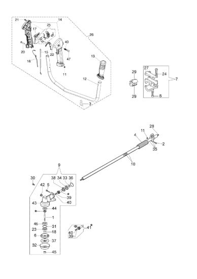 Picture of Trasmissione 741 Decespugliatore