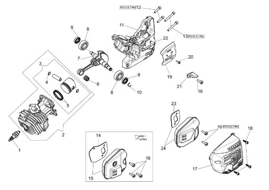 Picture of Motore GST 360 Motosega