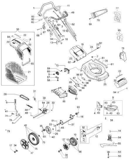 Picture of Esploso G 53 TKE ALL ROAD PLUS 4 (K655LI) EURO 5 Rasaerba