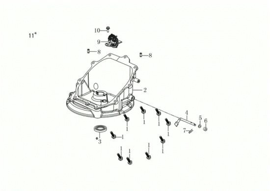 Picture of Coperchio basamento GH 48 TK Rasaerba