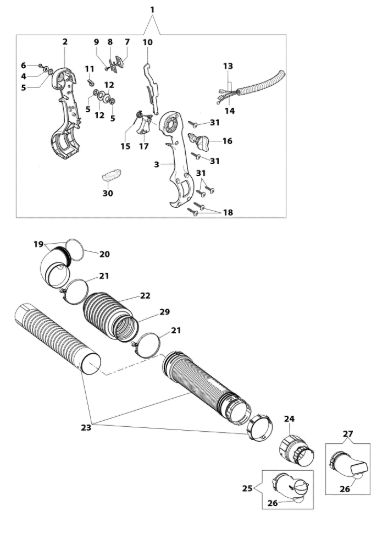 Picture of Tubo di lancio BV 163 Soffiatore