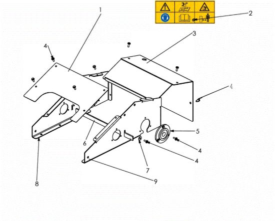 Picture of CHASSIS ARRIERE DEM 487 Sfalciatutto