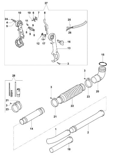 Picture of Tubo di lancio BV 162 Soffiatore