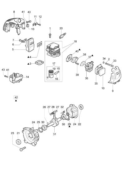 Picture of Motore 725 T Ergo Decespugliatore