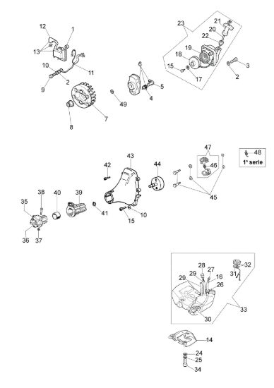 Picture of Avviamento e serbatoio 725 S Decespugliatore
