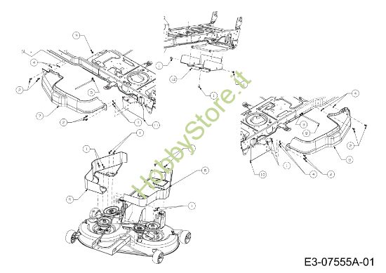 Picture of Protezione cinghie KROSSER 92/16 H Cat. 2012 Trattorino