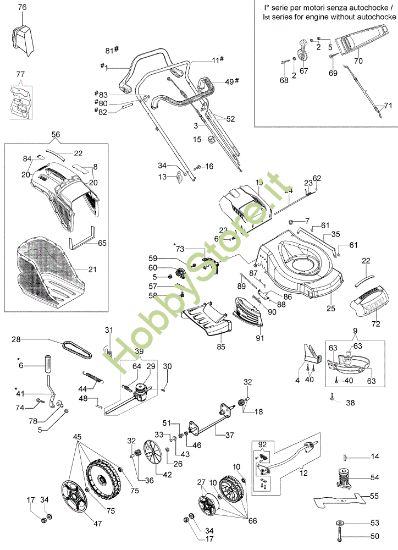 Picture of Esploso G 53 THX ALLROAD PLUS 4 Rasaerba