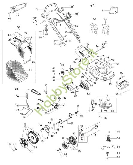 Picture of Esploso G 48 TK ALLROAD PLUS 4 (K650) Rasaerba