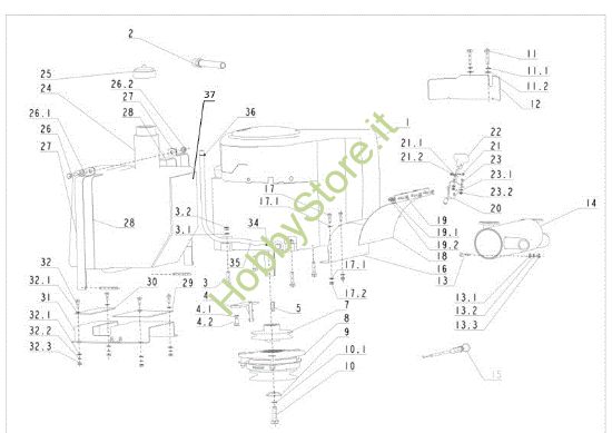 Picture of Motore APACHE 92 EVO Cat.2012 Trattorino