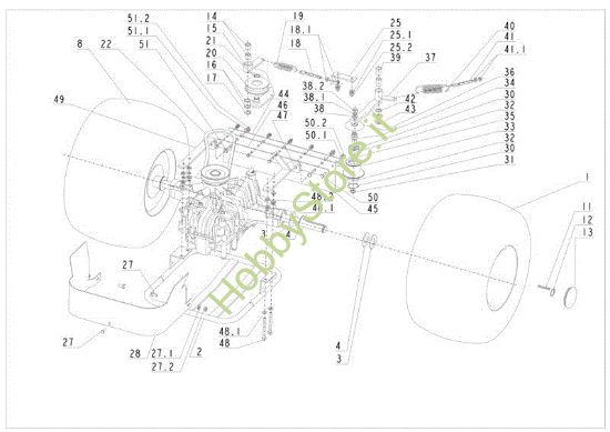 Picture of Assale posteriore APACHE 92 4x4 EVO Cat.2012 Trattorino