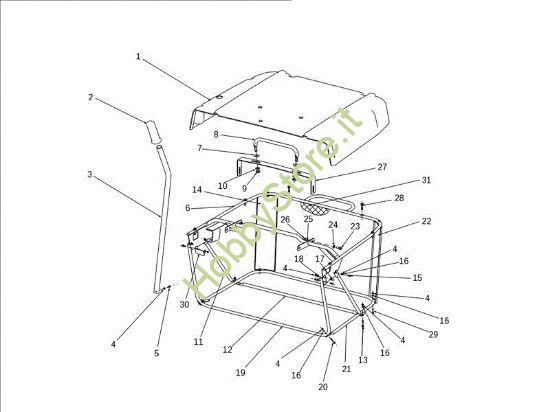 Picture of Sacco raccoglierba OM 106J/17,5H Cat.2012 Trattorino