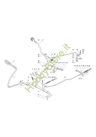 Picture of Comando freno e comando cambio OM 72C/12,5KM Cat.2012 Trattorino