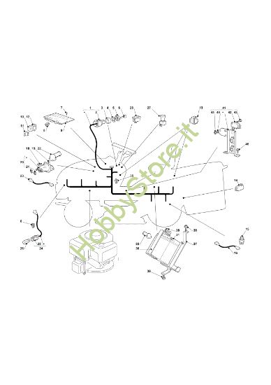 Picture of Impianto elettrico OM 101C/16K H Cat.2012 Trattorino