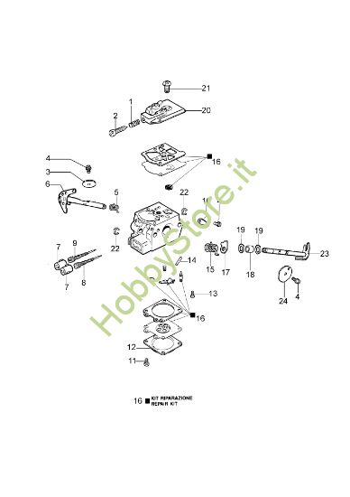 Picture of Carburatore WT-780F GS 440 (Euro 2) Motosega