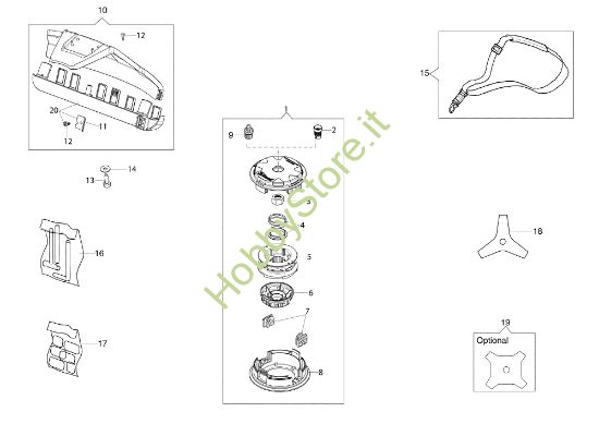 Picture of Accessori BC 24 S (EURO 1) Decespugliatore