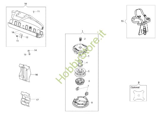 Picture of Accessori BC 22 T (EURO 1) Decespugliatore