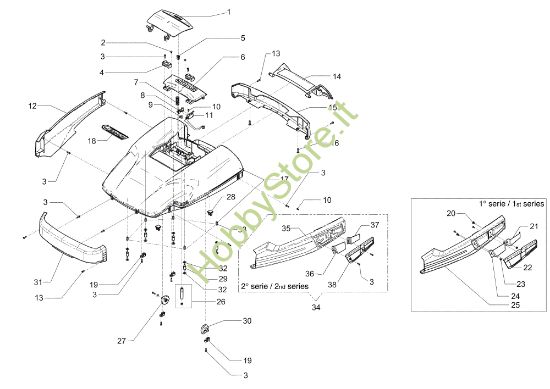 Picture of Gruppo scocca ORION 1200 Robot