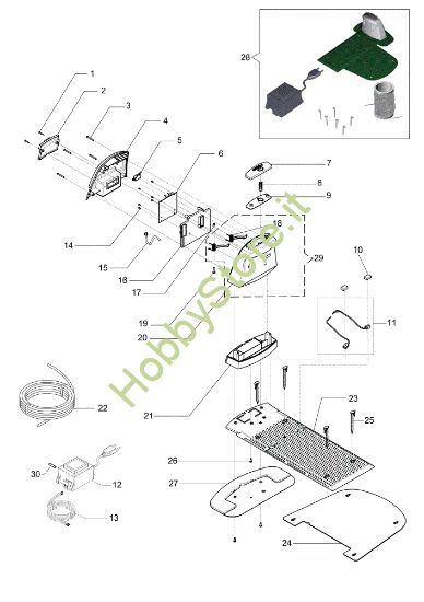 Picture of Gruppo stazione di ricarica ORION 1200 Robot
