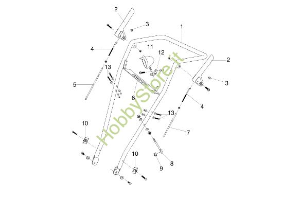 Picture of Manubrio e comandi ARTIK 56 EL Turboneve