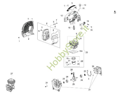 Picture of Motore BC 430 T Decespugliatore